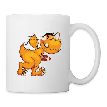 Football américain - Mug blanc - blanc - Droite