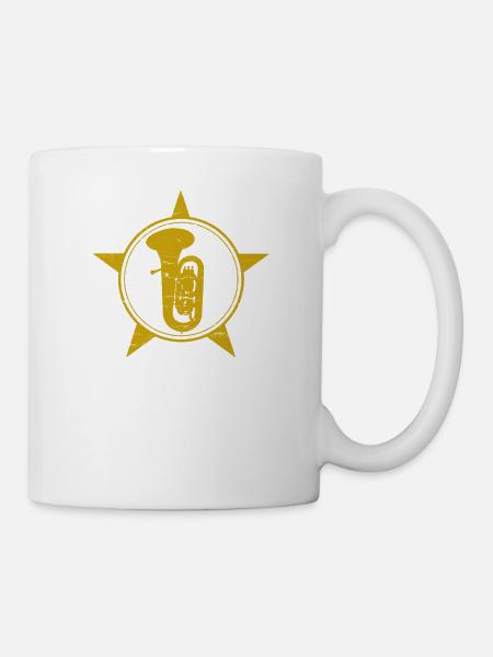 tuba - Mug blanc - blanc