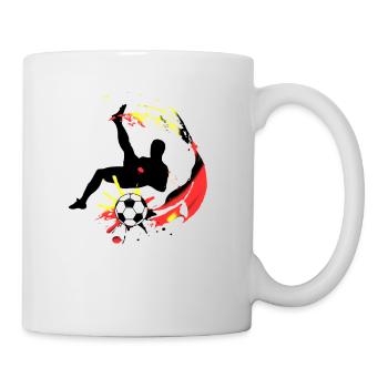Fußball WM - Tasse - Weiß - Rechts