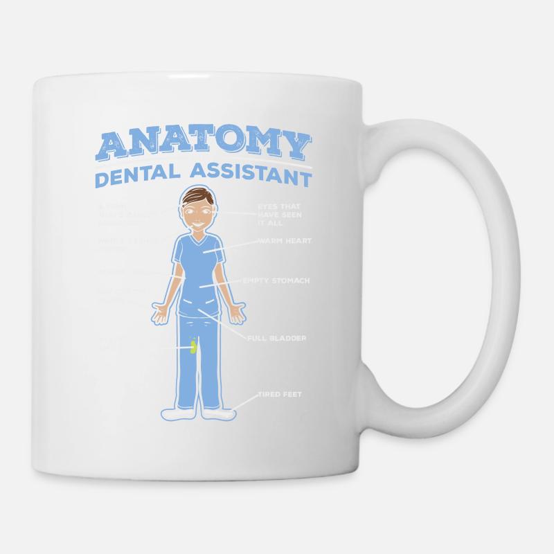 Zahnarzthelferin Dental Assistant Beruf Geschenk - Tasse - Weiß