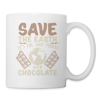 Schokolade - Tasse - Weiß - Rechts