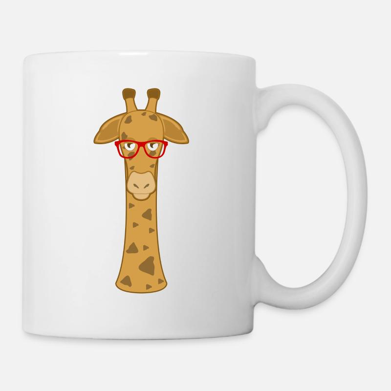 Girafe graphiques - Mug blanc - blanc