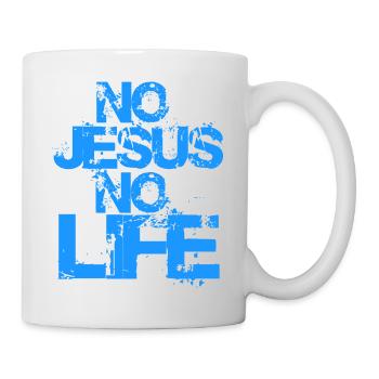 Know Jesus Know Life - Tasse - Weiß - Rechts