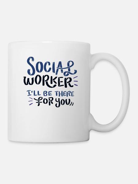 Sozialarbeiter, Social Worker, Sozial Geschenk - Tasse - Weiß