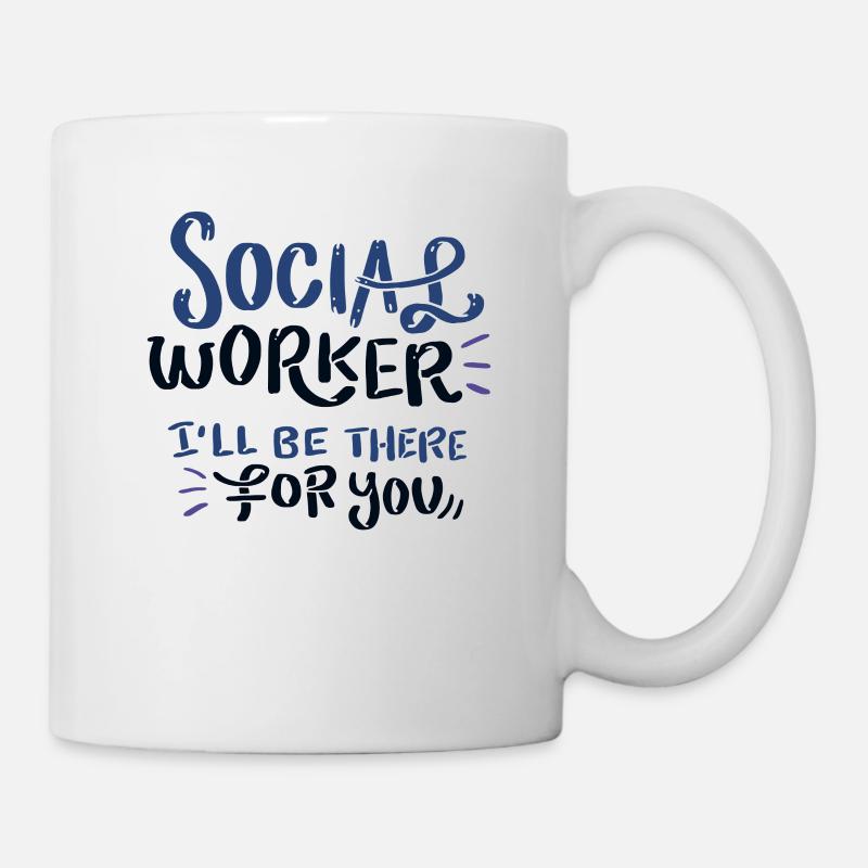 Sozialarbeiter, Social Worker, Sozial Geschenk - Tasse - Weiß