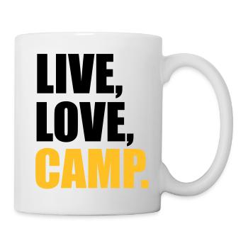 camping - Tasse - Weiß - Rechts