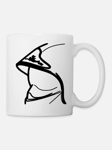 Casque F1 - Mug blanc - blanc