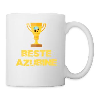 Beste Azubine Azubiene Geschenk T-Shirt - Tasse - Weiß - Rechts