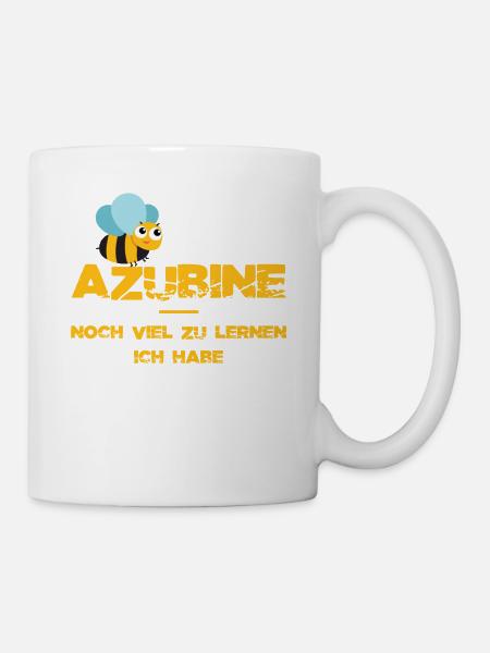 Azubiene Azubine Geschenkidee T-Shirt - Tasse - Weiß