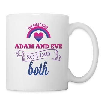 Bisexuell T-Shirt - Bisexuell - Bi - LGBT - CSD - Tasse - Weiß - Rechts