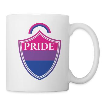 Bisexuell T-Shirt - Bisexuell - Bi - LGBT - Marke - Tasse - Weiß - Rechts