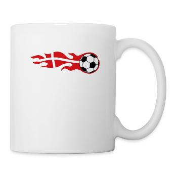Football Denmark Denmark Danish flag Flag Fan - Mug - white - Right