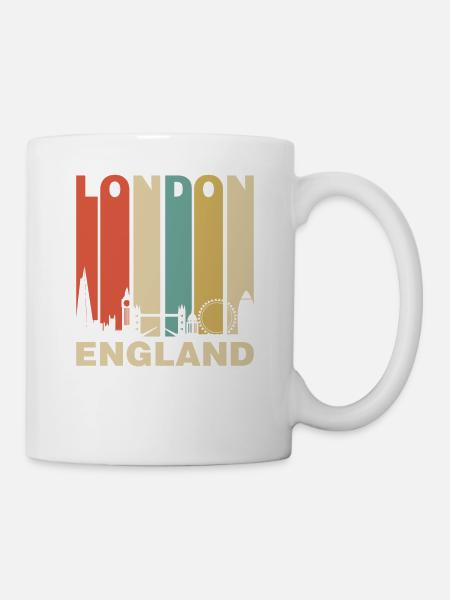 London England Retro United Kingdom Cool Costume - Mug - white
