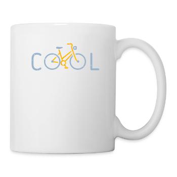 Cool Fahrrad Kind Baby Geschenk Lustig - Tasse - Weiß - Rechts