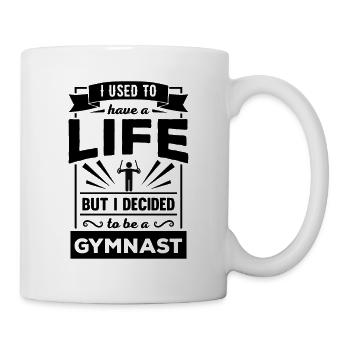 Perfect I Had a Life Now I'm a Gymnast T-shirt - Mug - white - Right