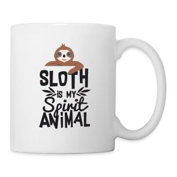 Awesome Sloth is My Spirit Animal T-shirt - Mug - white - Right