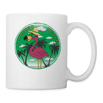 Flamingo Heaven - Tasse - Weiß - Rechts