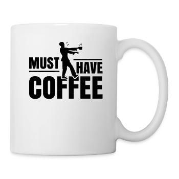 Must Have Coffee, Zombie, Gift, Coffee - Mug - white - Right
