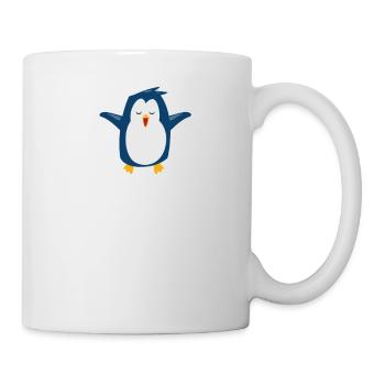 Cute Penguin is My Spirit Animal Funny T-shirt - Mug - white - Right