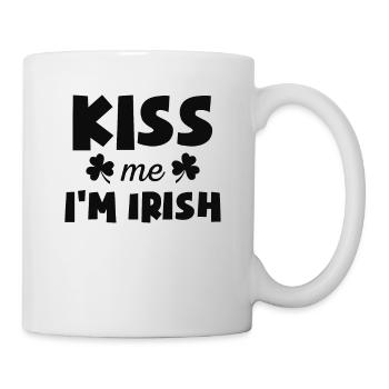 Cool Embrassez-moi je suis T-shirt irlandais - Mug blanc - blanc - Droite