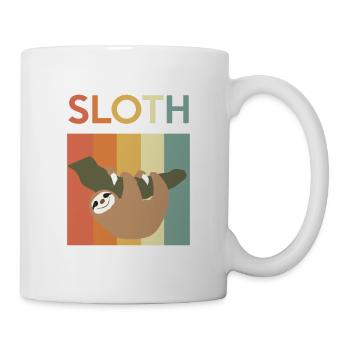 Sloth - colorful - relax - chill - gift - Mug - white - Right