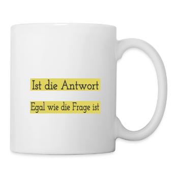Ich habe immer Recht - Tasse - Weiß - Rechts
