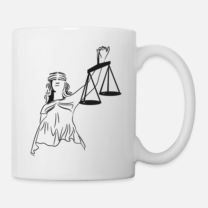 Justitia - Mug blanc - blanc