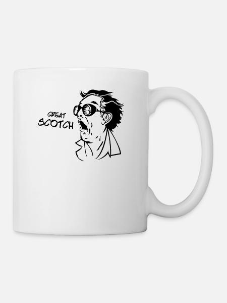 Großer Scotch - Tasse - Weiß