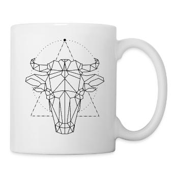 Bulle Stier - Tasse - Weiß - Rechts