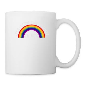 Gay Pride LGBT LGBTQ gay cadeau gay - Mug blanc - blanc - Droite