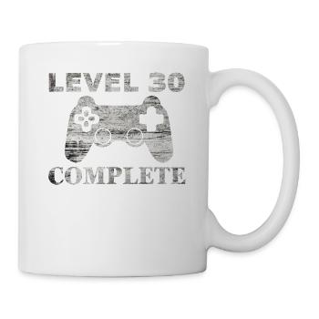 30 years - 30th Birthday Level 30 Complete Shirt - Mug - white - Right