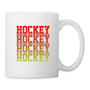 Hockey - Tasse - Weiß - Rechts