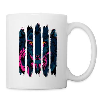 Lion - Mug blanc - blanc - Droite