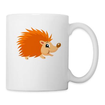 Igel - Tasse - Weiß - Rechts