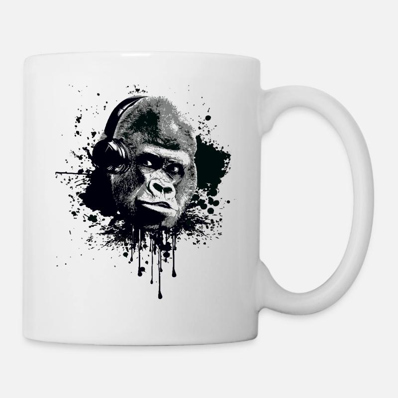 Gorilla - Tasse - Weiß