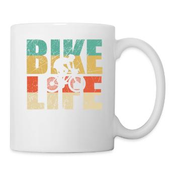 Bicycle life gift - Mug - white - Right