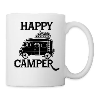 Happy Camper - Mug blanc - blanc - Droite