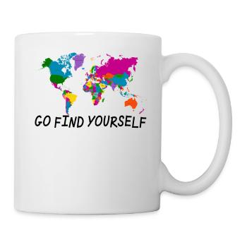 Go find yourself - Mug - white - Right