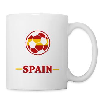 Fussball Spanien - Tasse - Weiß - Rechts