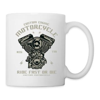 Custom Engine - Mug blanc - blanc - Droite