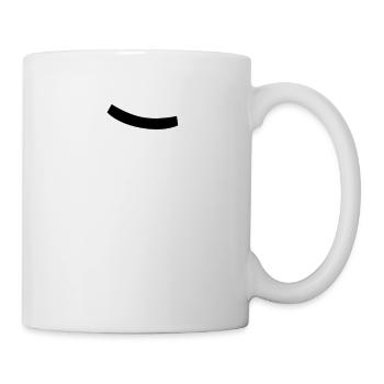 Hipster Bicycle mit Schnurrbart und Hut - Tasse - Weiß - Rechts