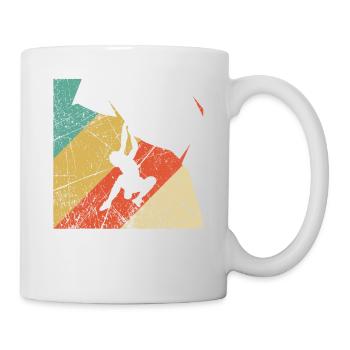Vintage Climbing Gift - Mug - white - Right