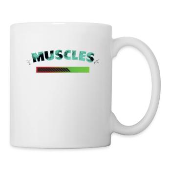Fitness Gym Workout Pumps Weightlifting Training - Mug - white - Right