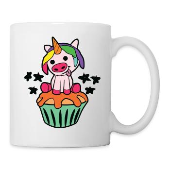licorne - Mug blanc - blanc - Droite