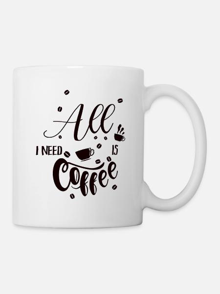 Kaffee - Tasse - Weiß