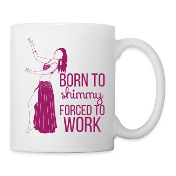 Bauchtanz - Bauchtänzerin - Geschenk - Tanzsport - Tasse - Weiß - Rechts