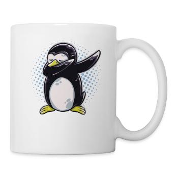 Penguin dabbing dab danse cadeau anniversaire - Mug blanc - blanc - Droite