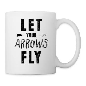 Archery Bow Bow Gift Birthday - Mug - white - Right