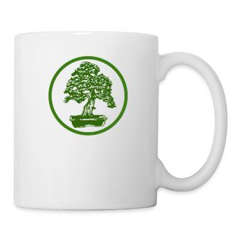 Bonsai Green Zen Japan Japanese art tree - Mug - white - Right