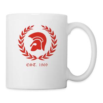 Trojan Skinheads Punk Oi 1969 SKA laurel wreath - Mug - white - Right